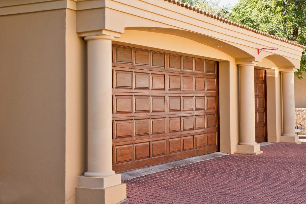 Natural Wood Garage Doors